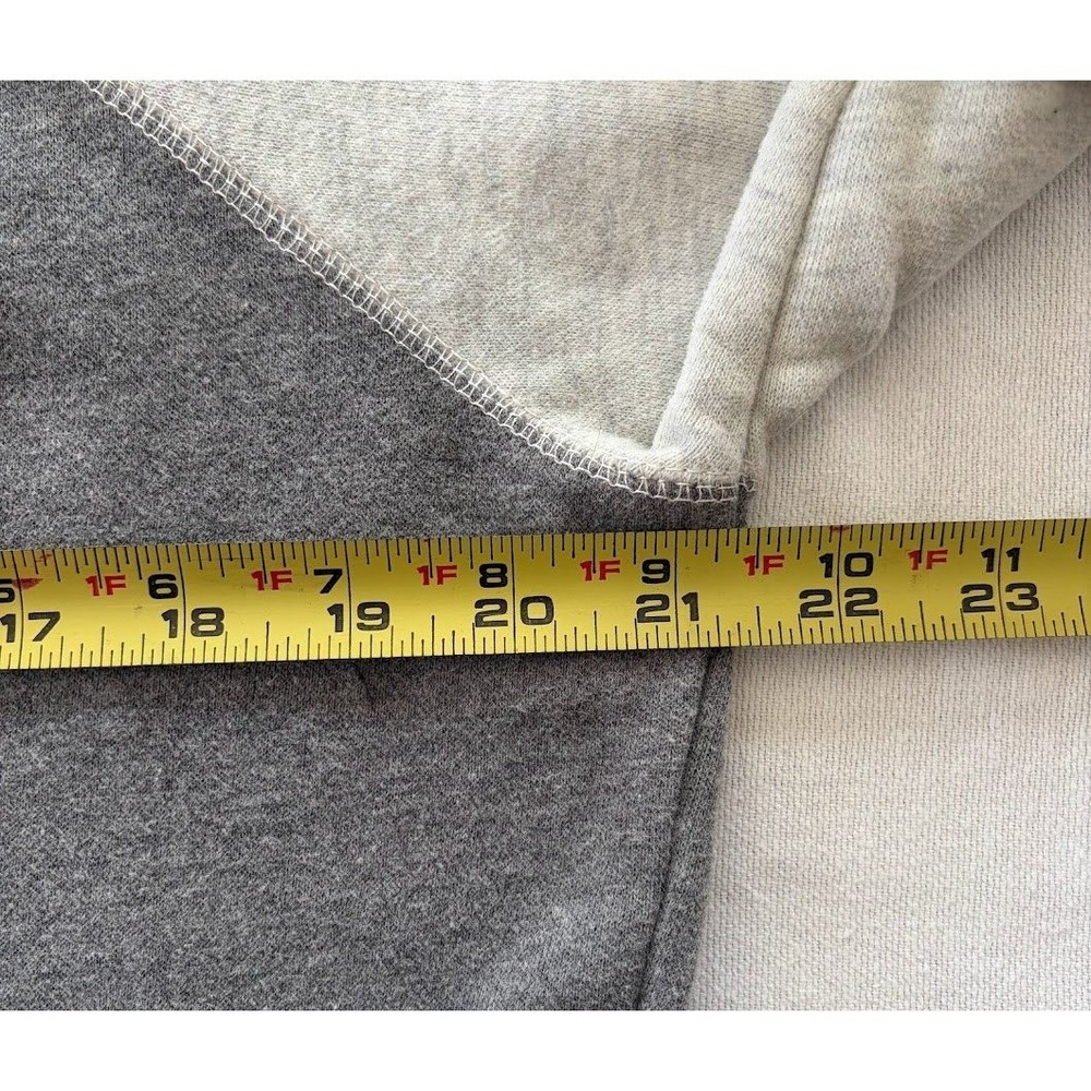 Green Sleeved LA Cali Logo California Raglan Sweatshirt‎ Gray Pocket Large Y2K - Picture 9 of 10